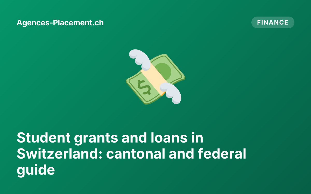 Student grants and loans in Switzerland: cantonal and federal guide