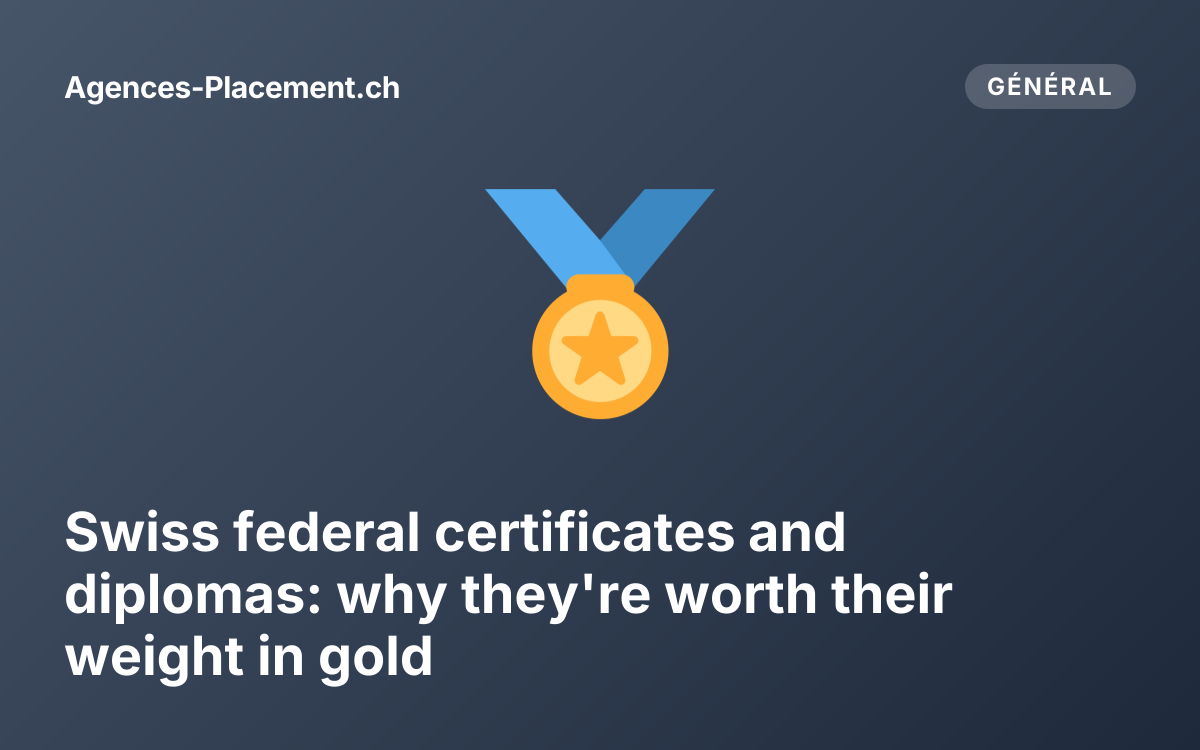Swiss federal certificates and diplomas: why they're worth their weight in gold