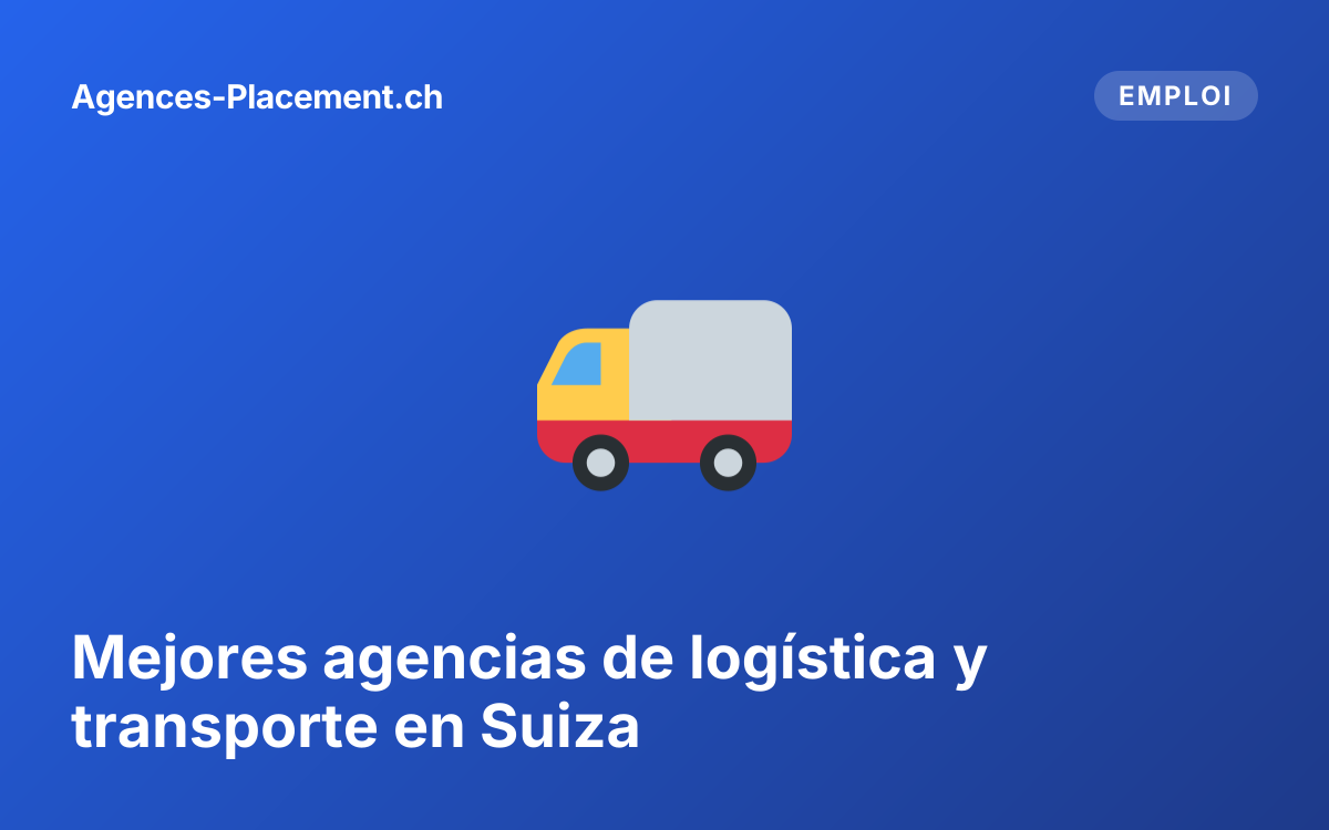 Mejores agencias de logística y transporte en Suiza