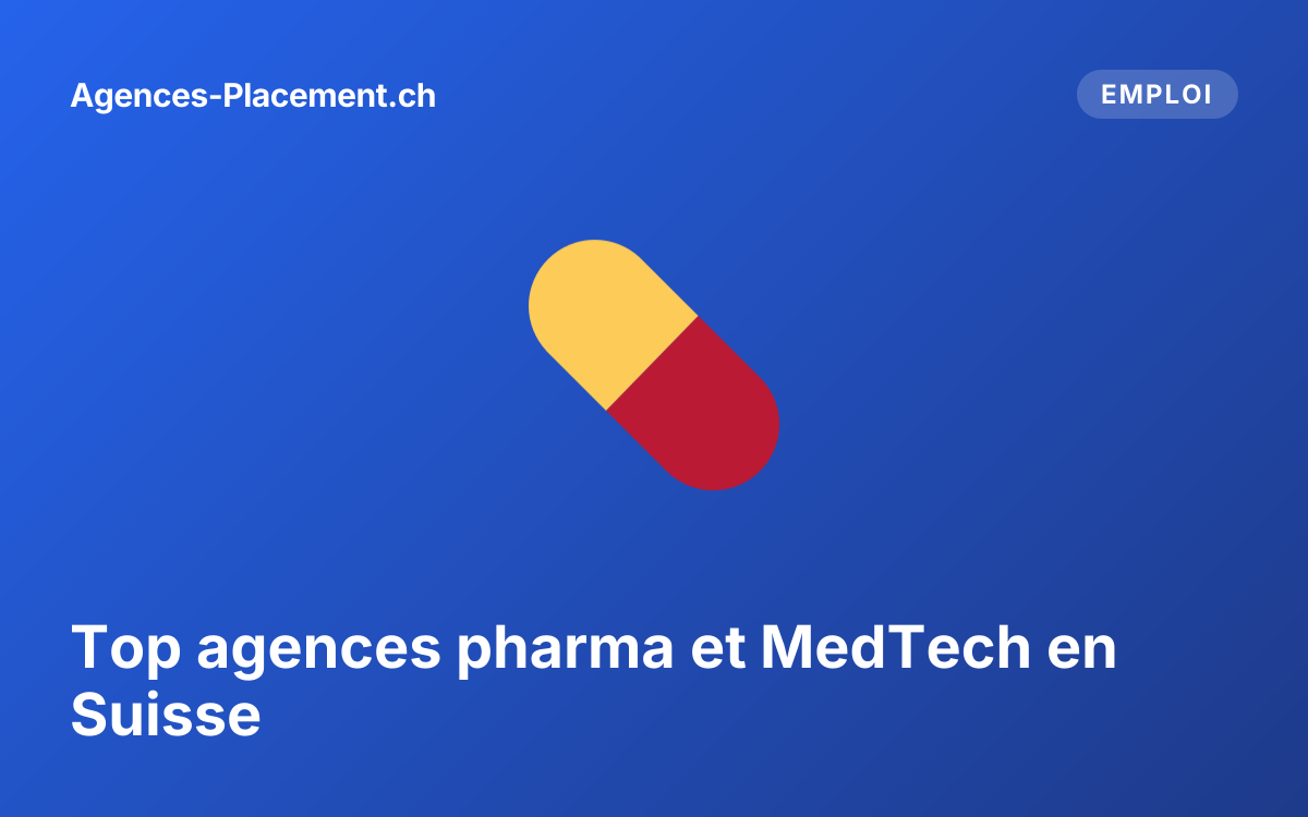 Top agences pharma et MedTech en Suisse