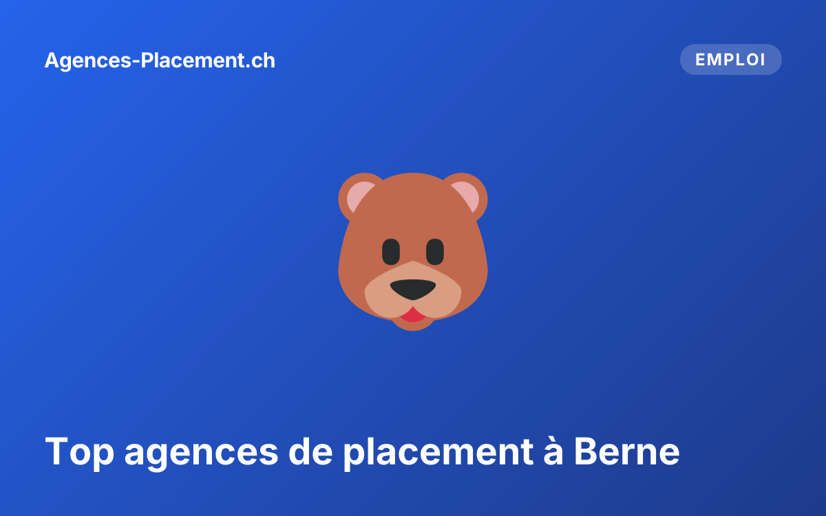 Top agences de placement à Berne