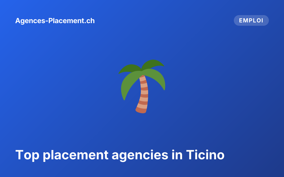 Top placement agencies in Ticino